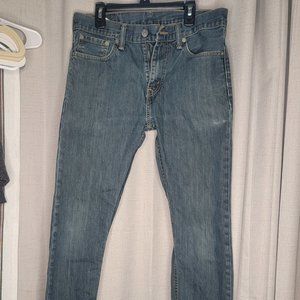 Levi's 508 Mens Regular Taper Stretch Jeans 29x30 Medium Blue